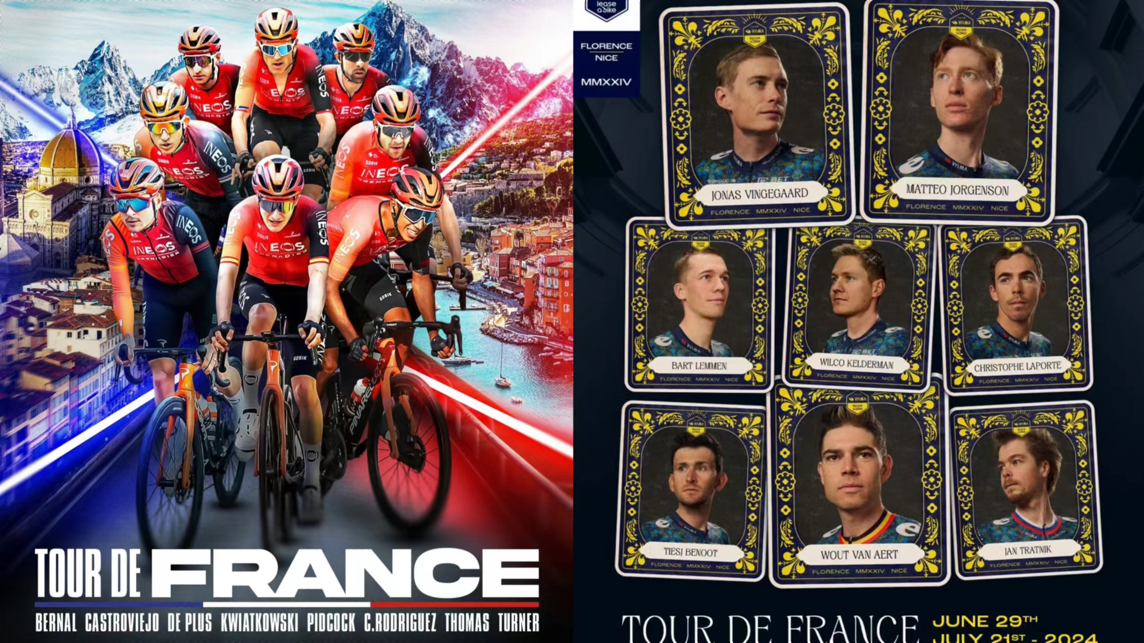 Il Tour de France 2024 avrà una grande apertura con una squadra costellata di stelle